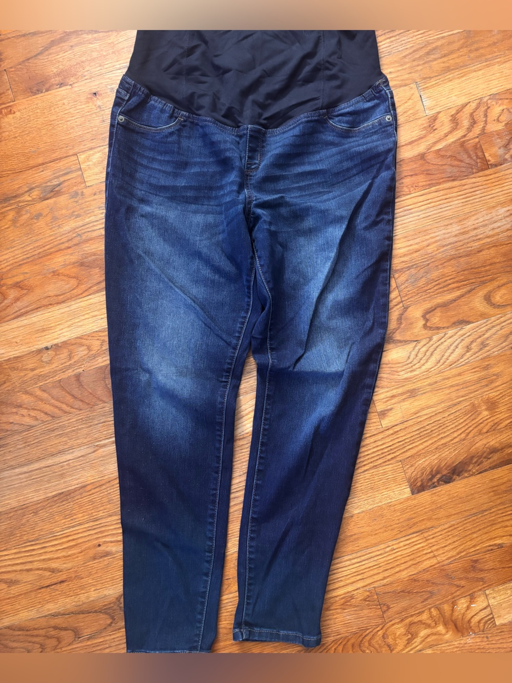 Isabel Maternity by Ingrid & Isabel 12R Dark Wash Full Panel Jeans
